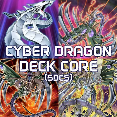 YuGiOh Zane Cyber Dragon Deck Core Cyberdark End Herz Nachster Core 43 Cards • £9.95