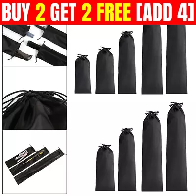 Nylon Drawstring Storage Bag For Home Tent Poles Organize Nylon Drawstring NEW • £5.41