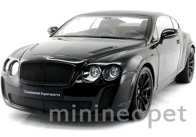 $39.90 • Buy Welly 18038 Bentley Continental Supersports Coupe 1/18 Diecast Black