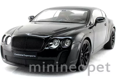 Welly 18038 Bentley Continental Supersports Coupe 1/18 Diecast Black • $38.70