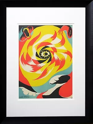 Andre Masson 1st Run Lithograph Print Signed In Plate Verve 1938 Framed Sun • $539.99