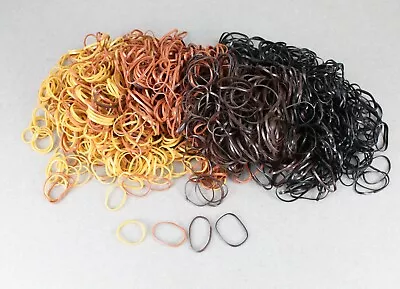 Brown Blonde Set Pack 1800 Small Tiny Mini Hair Ties Elastics Rubber Bands Braid • $5.99