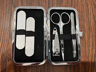 Vintage 5 Piece Manicure Set New In Metal Box • $8.99