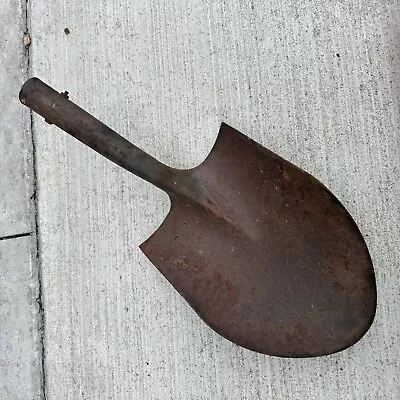 VTG TRUE TEMPER Shovel Spade Head Rustic Weathered Rounded Craft Tool No Handle • $20