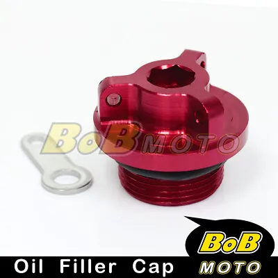 Red Billet CNC Oil Filler Cap For Suzuki B-King 1300 08 09 10 11 12 13 • $18.72