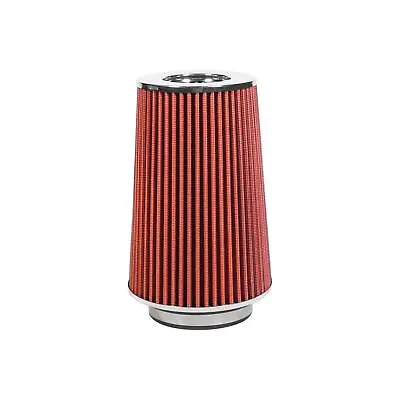 Red 3 Inch 3  76mm Cold Air Intake Cone Filter Universal Fit Fitment • $19.99