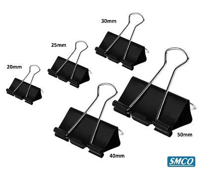 £31.55 • Buy BULLDOG FOLDBACK LETTER CLIP Metal Binder PAPER GRIP Binding SMALL MEDIUM LARGE