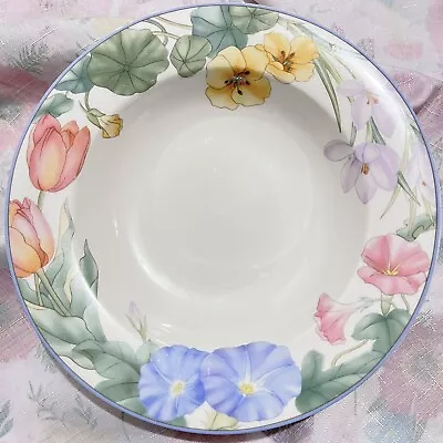 4 MIKASA Spring Legacy Y4003  Fine China Soup Bowls 9” Floral • $56.99