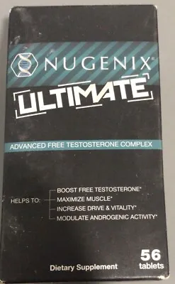 Nugenix Ultimate  Advanced Free  Complex 56 Capsules Expiration.08/2025+ (K4) • $22