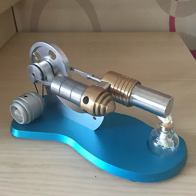 New Hot Air Stirling Engine Motor Model Power Generator Engine Model Toy W/ LED • $49.99