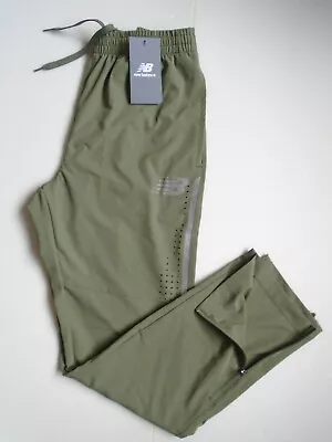 NEW BALANCE All Motion JOGGERS Mens Running Vented Pants Green Size SMLXL • $23.77