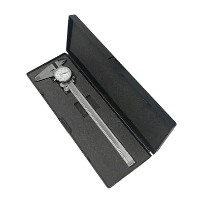 8  Dial Caliper 0.001 Graduation Stainless Steel Shockproof With Plastic Case • $42.50