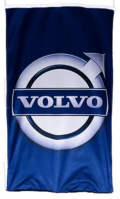 Volvo-flag Blue Vertical Banner 5 X 3 Ft 150 X 90 Cm • $27.99