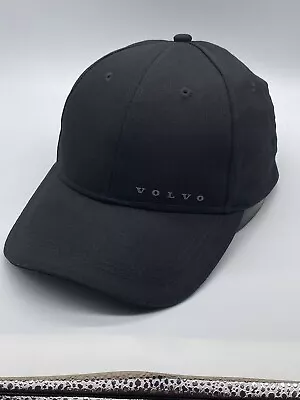 Volvo Black Cap Hat Adjustable Rear Strap One Size Fits All Side Raised Logo • $14.95