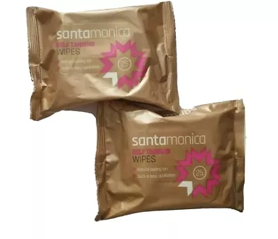 Santa Monica Self Tanning Face Wipes 2 X 25  • £10