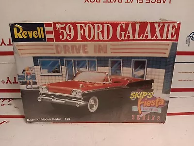 Revell 1:25 Scale 1959 Ford Galaxie Skip’s Fiesta Drive-In 7162 Factory Sealed  • $29.99