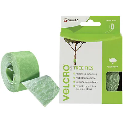 VELCRO® Brand 60201 ONE-WRAP® Tree Ties 50mm X 5m Green • £6.94