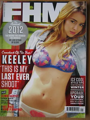 FHM January 2013 Keeley Hazell (7 Pages) Travel Size Edition • £4.99