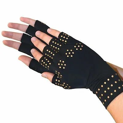 £7.89 • Buy Magnetic Arthritis Gloves Compression Therapy Rheumatoid Hand Pain Relief UK