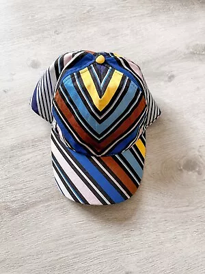 MISSONI Zig Zag Blue Multicolour Dopamine Unisex Cap BRAND NEW • $99.46