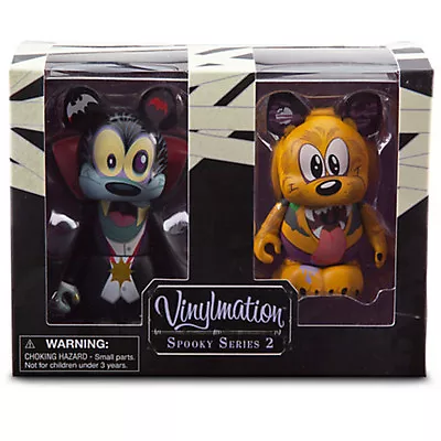 Disney Limited Release Vinylmation Spooky 2 Series 2 Goofy And Pluto Set  3  • $39.99