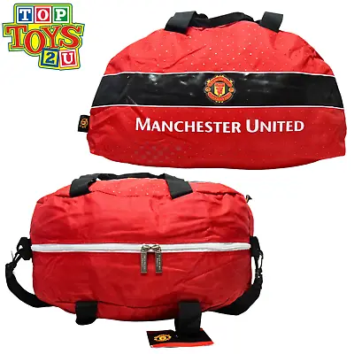 Officially Licensed - Manchester United Large School Sports Gym Duffel Bag • £9.45