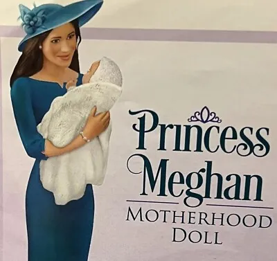 RARE! Danbury Mint Princess Meghan Markle MOTHERHOOD Porcelain Doll WITH ARCHIE • $289