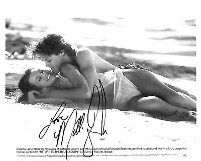 ORIGINAL 1991 Studio Photo Milla Jovovich Signed Autographed 8x10 Photo PSA COA! • $139