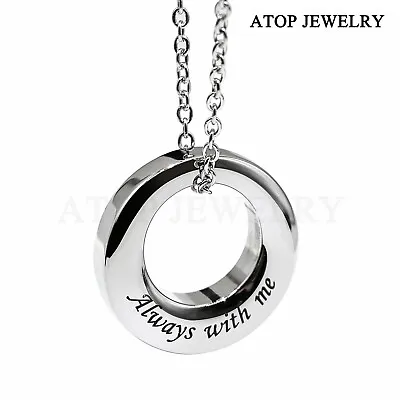 NEW Urn Necklace For Ash Ring Circle Of Life Cremation Pendant Memorial Jewelry • $11.99