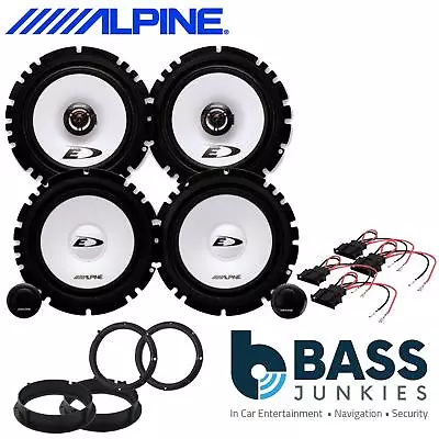 ALPINE VW Amarok 1000 Watts Front Door & Rear Door Car Speakers Upgrade Kit • £119.99