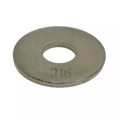 Pack Of 1 Stainless A4 316 Mudguard Washer M12 X 37 X 3 Metric DIN9021  Fender • $5