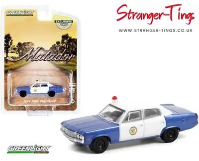 Greenlight Amc Matador Colonial City Police 1/64 Car Diecast 30219 • $24.94