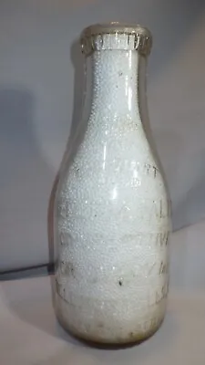 Milk Bottle Boston MA Bellows Falls VT First National Store Quart Co-Op Creamery • $19.99