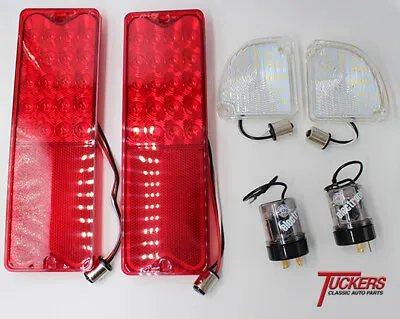 67-72 Chevy C10 GMC Truck Fleetside LED Kit Reverse Lamps Tail Lights Flashers • $159.99