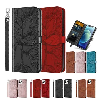 $10.89 • Buy Leather Wallet Case For IPhone 13 12 Mini 11 Pro Max X XS XR 8 7 6 6S Plus Cover