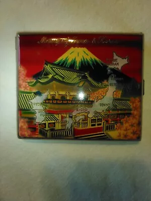  Cigarette Case Memory Of Japan/Korea Ornate Vintage Hand-painted Original • $29.99