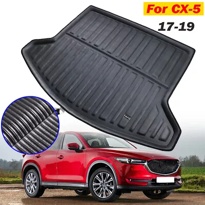 Black Rear Cargo Liner Floor Mats For Mazda CX-5 CX5 KF 2017 2019 2020 2021 2022 • $51.27