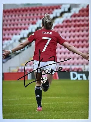 Ella Toone Hand Signed 8x6 Gloss Photo WCOA Manchester United Football • $18.66