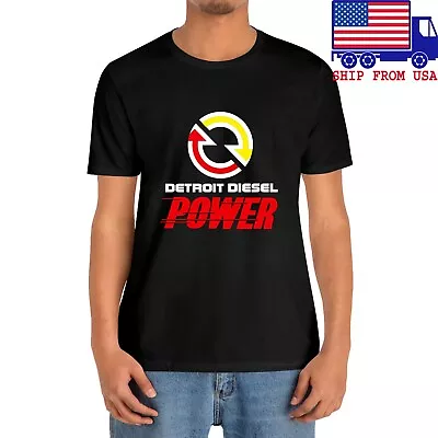 Detroit Diesel Power Men's Black T-Shirt Size S-5XL • $19.79