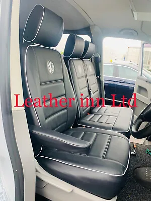 Vw Transporter T5 T6 Seat Covers  Kombi 6 Seater 1+2 & Triple Bench With Vw Logo • $372.12