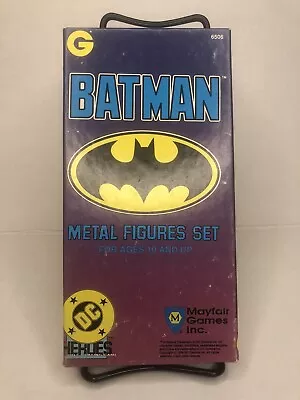 Mayfair Games Vintage Batman Metal Figures Set 6506 Batman & Joker Unpainted • $14.95