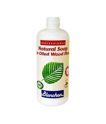Blanchon Natural Soap For Oiled Wood Floors - 1Ltr Colourless Or 1Ltr White • £26.45