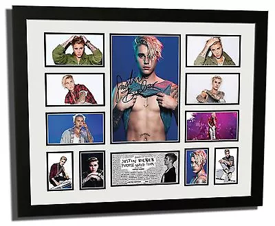 Justin Bieber Purpose Australia 2017 Signed Limited Edition Framed Memorabilia • $129.99