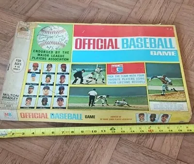 1969 Milton Bradley MLB Official Baseball Game Approximately 318 Cards Included • $274.99