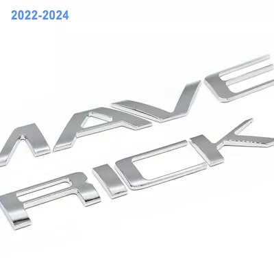 Chrome Silver Tailgate Insert Letter Emblem For Maverick 2022-2024 Rear Badge • $19.99