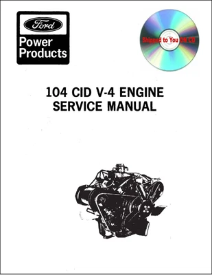 $10.43 • Buy CL30 CL40 & 1700 Skid Steers V-4 104 Cubic Ford Gas Engine Workshop Manual