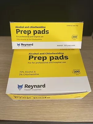 Reynard Alcohol Wipes Sterile 70% Isopropyl Skin Sanitiser Swabs QTY X2  • $17.99