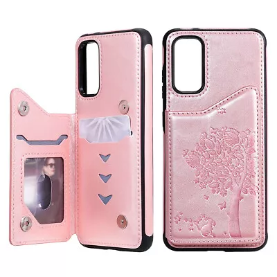 For Samsung Galaxy S20 S10 S9 S8 Note 10 9 Case Leather Wallet Card Holder Cover • $12.79