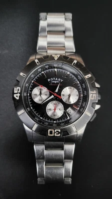 £111.60 • Buy Rotary Chrono Speed Chronograph Stainless Steel Watch