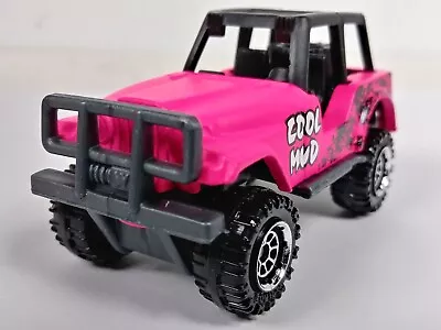 '60 Jeep 4x4 Matchbox 2019 MBX Off Road #76 Pink OR 8-Spoke Wheels 1:58 Loose • $8.99